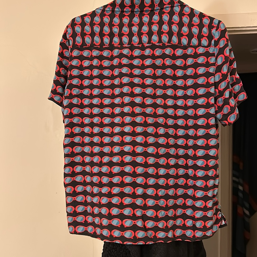 Topman Sunglasses Pattern Button Down - Picture 3 of 9